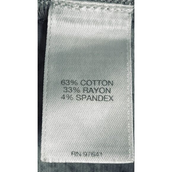 J Jill Essential Slim Ankle Pull On Pants Size 12T Black Geometric Pattern - Picture 9 of 10